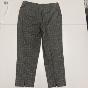 PIAZZA SEMPIONE Audrey Cropped Pants Multi Color Brown Wool Blend IT 48 US 12